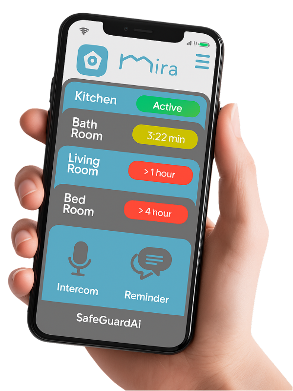 Mira family monitoring app